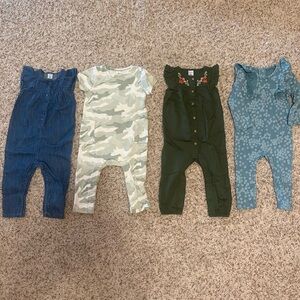 Lot of 4 Size 18/18-24 Month Jumpsuits